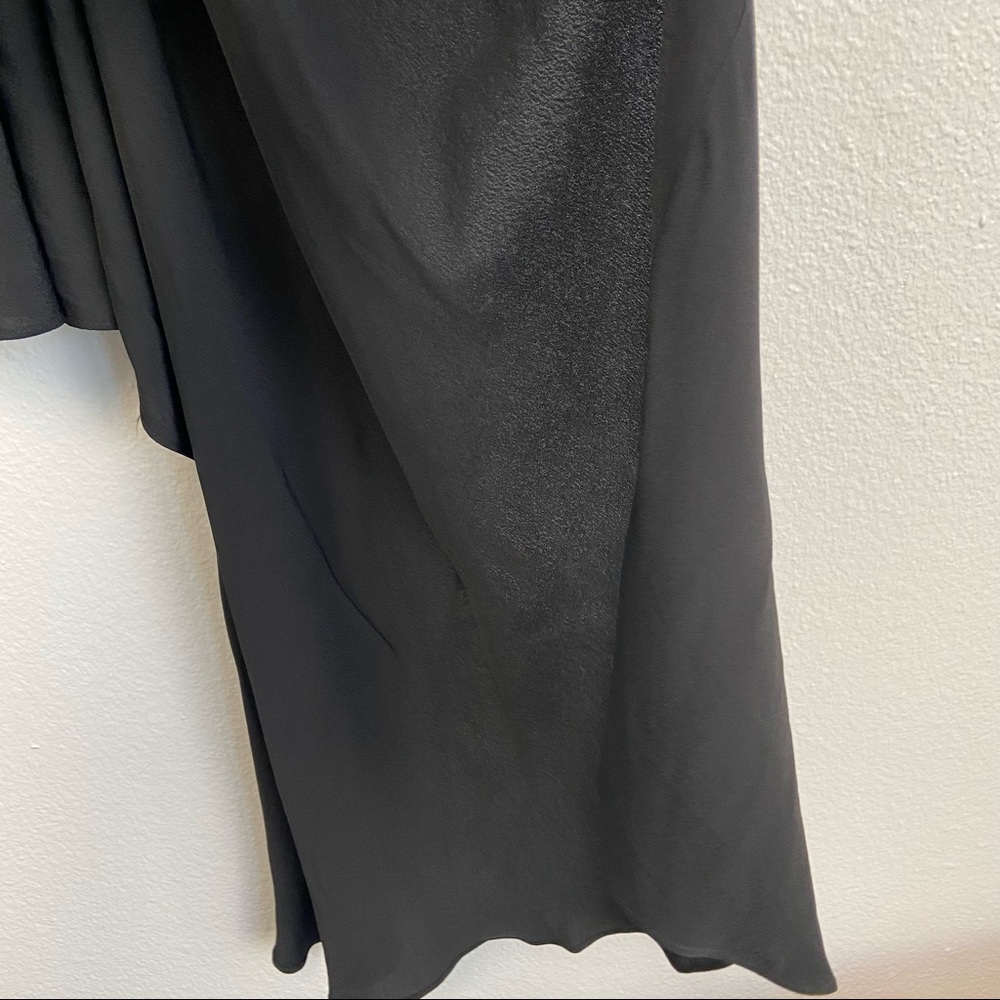 Zara Asymmetrical One Sleeve Flowy Blouse Size XL - Picture 9 of 16